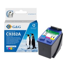 G&G kompatybilny ink / tusz z C9352A, HP 22, NH-R9352C/M/Y, CMY, 16ml, ml