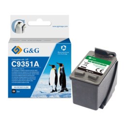 G&G kompatybilny ink / tusz z C9351A, HP 21, NH-R9351BK, black, 16ml, ml