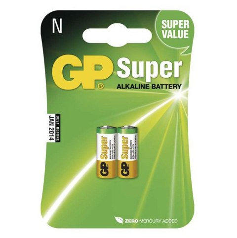Bateria alkaliczna, 910A, 910A, LR1, 1.5V, GP, blistr, 2-pack, SUPER