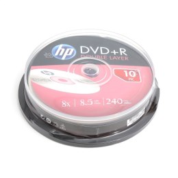HP DVD+R DL 8.5GB 8X DOUBLE LAYER CAKE*10 13869/69309