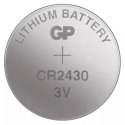 Bateria litowa, CR2430, CR2430, 3V, GP, blistr, 1-pack