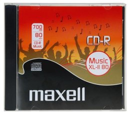 MAXELL CD-R 700MB 80 MIN MUSIC AUDIO XL-II JEWEL CASE BOX*10 624880.00.CN