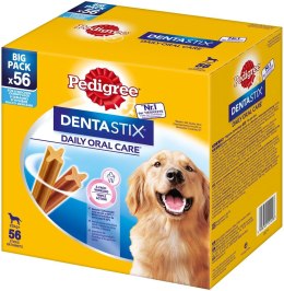 PEDIGREE Dentastix Maxi Big Pack 56 sztuk - przysmak dentystyczny dla psów ras dużych - 8x270 g