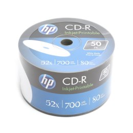HP CD-R 700MB 52X FF WHITE INKJET PRINTABLE SP*50 14223 / 69301