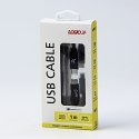Logo USB kabel (3.2 gen 2), USB C (M) - USB C (M), 1m, Power Delivery 100W, 10 Gb/s, 20V/5A, czarny, box, oplot nylonowy, alumin