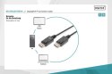 Digitus Kabel połączeniowy DisplayPort z zatrzaskami 1080p 60Hz FHD Typ DP/DP M/M czarny 5m