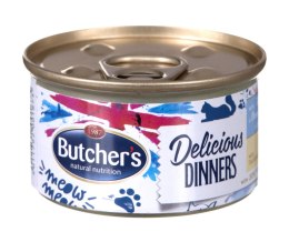 Butcher's Delicious Dinners Cat - mokra karma dla kota z tuńczykiem i rybami oceanicznymi w formie musu - puszka - 85 g
