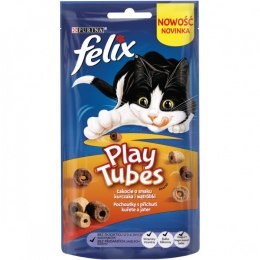 FELIX Play Tubes Kurczak, Wątróbka - przysmak dla kota - 50 g