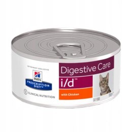 HILL'S Prescription Diet Digestive Care i/d Feline z kurczakiem - mokra karma dla kota - ochrona przewodu pokarmowego - 156 g