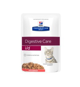 Hill's Prescription Diet Digestive Care i/d Feline z łososiem - mokra karma dla kota - 85 g