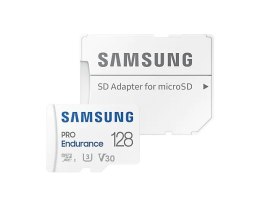 Samsung Karta pamięci microSD MB-MJ128KA/EU Pro Endurance 128GB + Adapter + natychmiastowa wysyłka do godziny 18