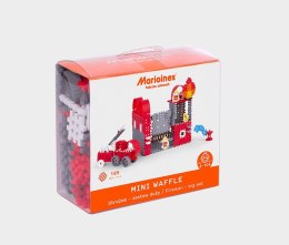 Marioinex Klocki konstrukcyjne Mini Waffle - Strażak Zestaw Duży blister