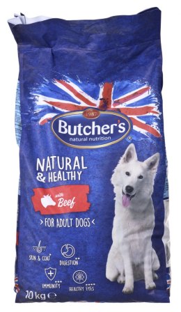 Butcher's Natural&Healthy z wołowiną - sucha karma dla psa - 10 kg