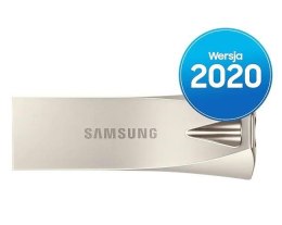 Pendrive Samsung BAR Plus 2020 64GB USB 3.1 Flash Drive 300 MB/s Champaign Silver MUF-64BE3/APC + wysyłka do godziny 18