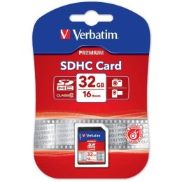 Verbatim Karta pamięci Secure Digital Card Premium U1, 32GB, SDHC, 43963, UHS-I U1 (Class 10)