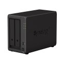 Synology DS723+ | 2-zatokowy serwer NAS, AMD Ryzen, 2GB RAM, 2x 1GbE RJ-45, 2x M.2 NVMe, Tower