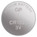 Bateria litowa, CR1220, CR1220, 3V, GP, blistr, 5-pack