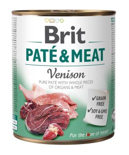 BRIT Paté & Meat z Dziczyzną - mokra karma dla psa - 800 g