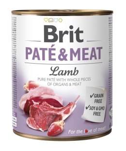 BRIT Paté & Meat z Jagnięciną - mokra karma dla psa - 800 g