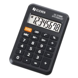 Eleven Kalkulator LC210NR, czarna, kieszonkowy, 8 miejsc