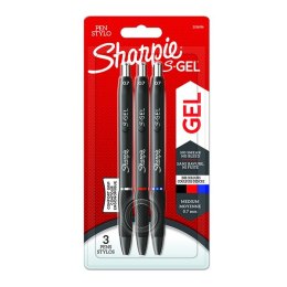 Sharpie, Długopis żelowy S-Gel, mix kolorów, 3szt, 0.7mm