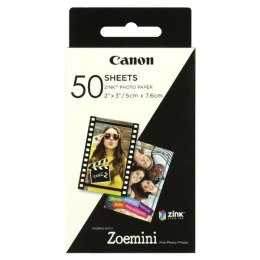 Canon ZINK Photo Paper, ZINK, foto papier, bez marginesu typ połysk, Zero Ink typ 3215C002, biały, 5x7,6cm, 2x3