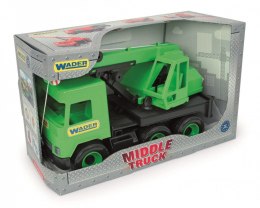 Wader Dźwig zielony 38 cm Middle Truck w kartonie