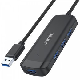 Unitek HUB USB-C; 4x USB-A 3.1; kabel 150cm; H1111E