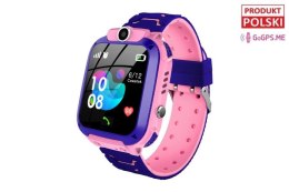 Smartwatch dla dzieci GoGPS K16S (różowy)