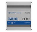 TELTONIKA Przełącznik przemysłowy TSW100 4xPoE+, 5xGigabit