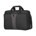 Wenger Legacy 16 Double Gusset Computer Case Black/Gray (R) 600648