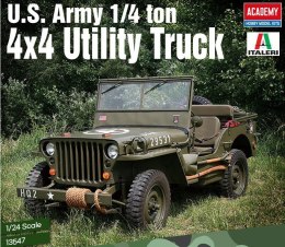Academy Model plastikowy U.S. Army 1/4 ton 4x4 Utility Truck 1/24