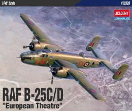Academy Model plastikowy B-25C/D European Theatre