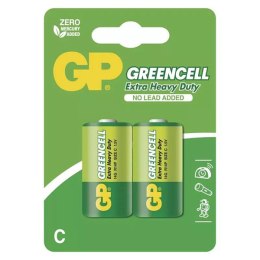 Bateria cynkowo-węglowa, C (R14), ogniwo typ C, 1.5V, GP, blistr, 2-pack, Greencell