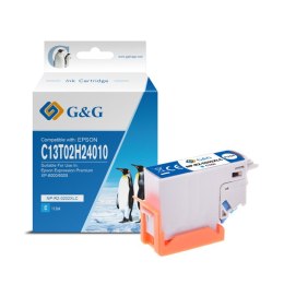 G&G kompatybilny ink / tusz z C13T02H24010, NP-E-0202XLC, cyan