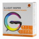 Smart light G-Light INSPIRE, biała, USB-C, ładowarka indukcyjna, Powerton