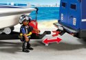 Playmobil Zestaw z figurkami City Action 5187 Pojazd terenowy policji z motorówką