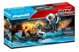 Playmobil Zestaw figurek City Action 70782 Policyjny plecak odrzutowy: Aresztowanie złodzieja sztuki