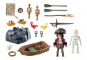 Playmobil Figurka Pirates 71254 Starter Pack Pirat z łodzią