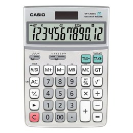 Casio Kalkulator DF 120 ECO, szara, biurkowy, 12 miejsc