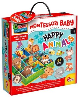 Lisciani Gra Montessori Baby pudełko - Szczęśliwe zwierzęta
