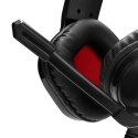 Marvo HG8929, słuchawki z mikrofonem, czarna, podświetlona, 3.5 mm jack + rozdvojka + USB