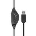 Marvo HG9022, słuchawki z mikrofonem, regulacja głośności, czarno-czerwona, 7.1 (wirtualne), podświetlenie LED typ USB