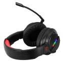 Marvo HG9065, słuchawki z mikrofonem, regulacja głośności, czarna, 7.1 (virtual), do gry