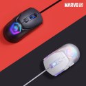 Mysz przewodowa, Marvo FIT LITE G1, szara, optyczna, 12000DPI