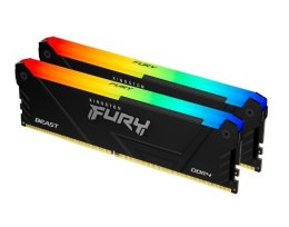 Kingston Pamięć do PC DDR4 Fury Beast RGB 32GB(2*16GB)/3600 CL18