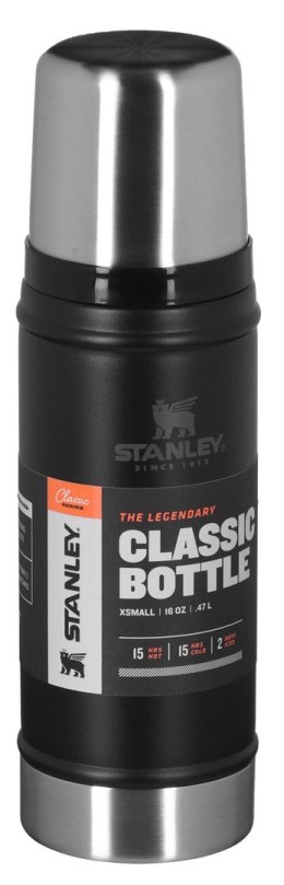 Stanley termos LEGENDARY CLASSIC - MATTE BLACK 0,47L