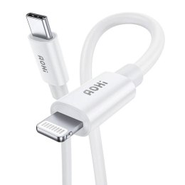 Kabel USB-C do Lightning AOHI AOC-L003, 1.2m, 3A, z certyfikatem MFi (biały)