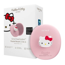 Szczoteczka do czyszczenia twarzy 3w1 z uchwytem Geske z Aplikacją (Hello Kitty różowy)