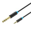 Kabel audio TRS 3,5mm na 6,35mm Vention BABBD 0,5m, czarny